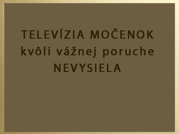 Televízia Močenok kvôli poruche nevysiela