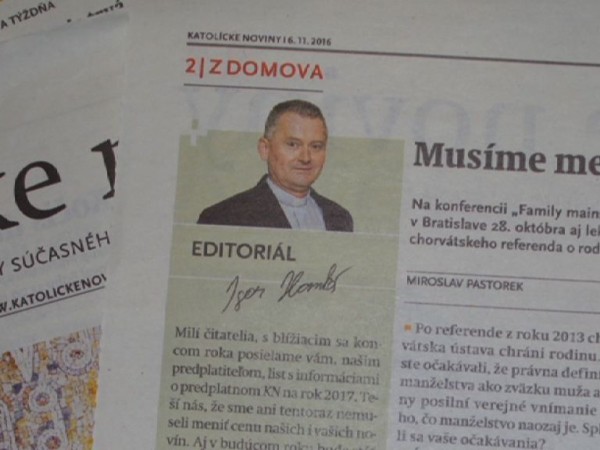 Močenský rodák šéfredaktorom Katolíckych novín