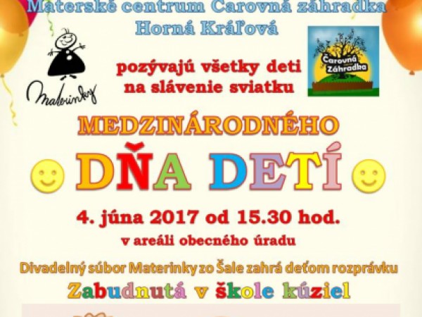 Medzinárodný deň detí 2017