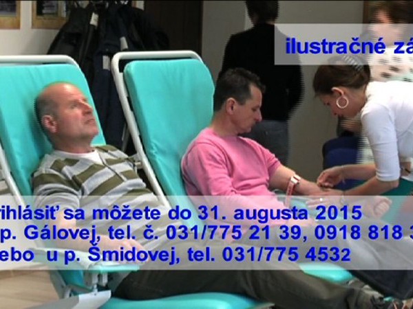 Pozvánky na odber krvi a Dni obce