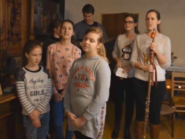 Tradičné koledovanie koledníkov Dobrej noviny
