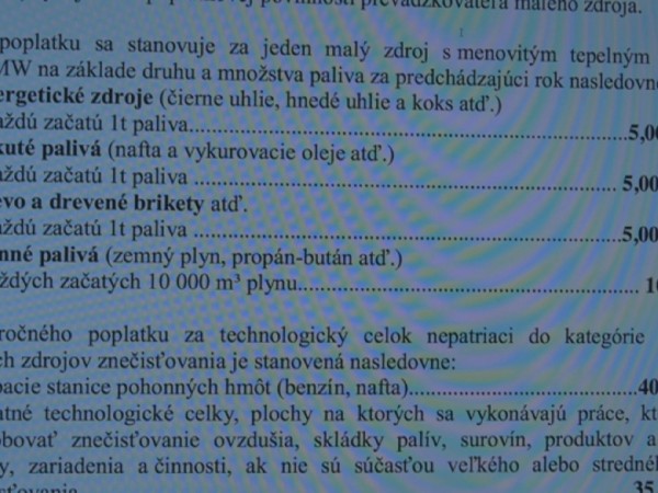 Poplatky za znečisťovanie ovzdušia
