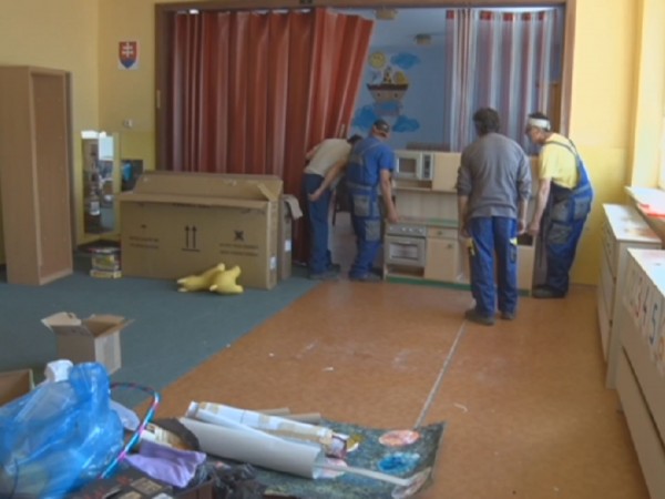 Rekonštrukcia v Materskej škole sa začala