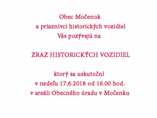 Zraz historických vozidiel