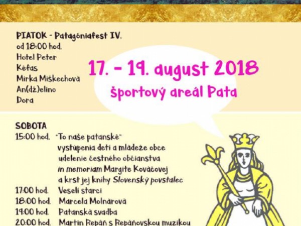 Dni Obce Pata 17. - 19. 08.2018