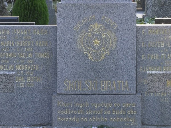 Pietna spomienka na školských bratov - 90. výročie príchodu