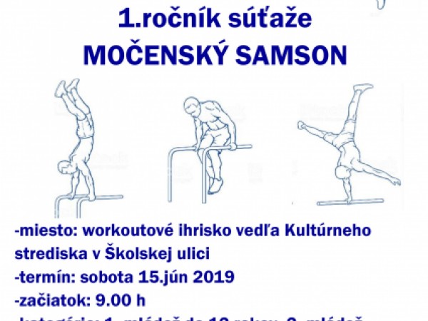 Súťaž v street workoute 15. júna 2019