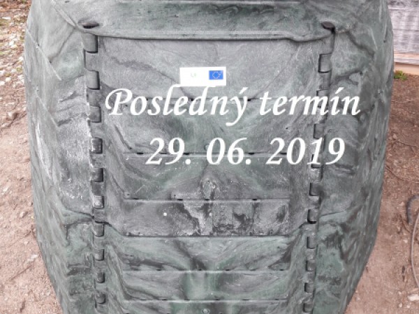 Posledný termín na prebratie kompostéra