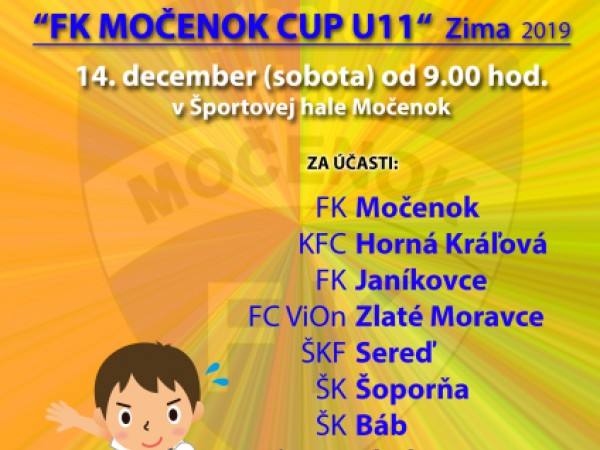 "FK Močenok CUP U11" Zima 2019