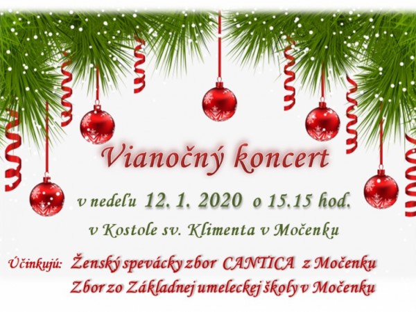 Vianočný koncert v Kostole sv. Klimenta