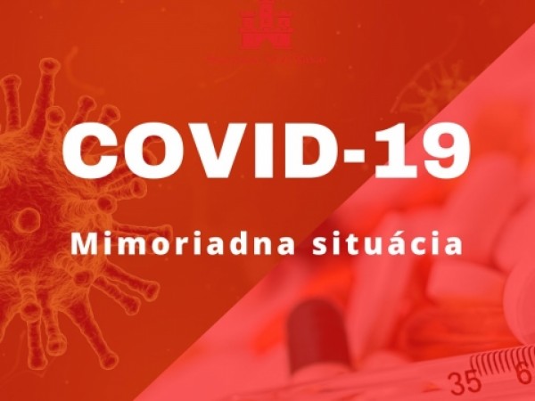 Uznesenie vlády SR k návrhu na vyhlásenie mimoriadnej situácie