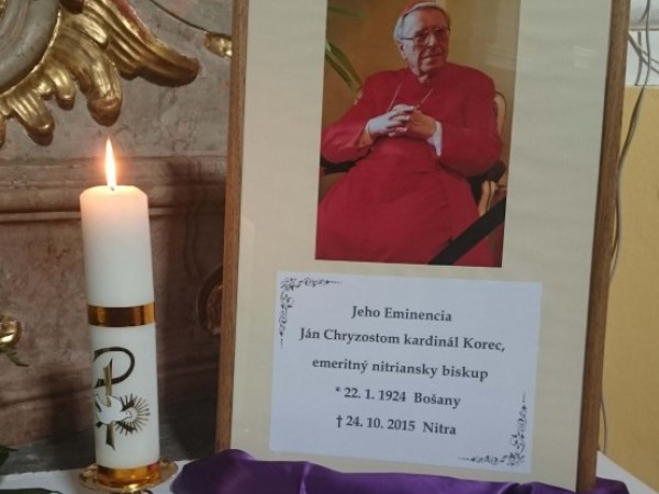 Dnes odišiel do večnosti Ján Chryzostom kardinál Korec