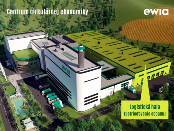 Dotrieďovacia hala bude zaberať vyše polovicu plochy CCE