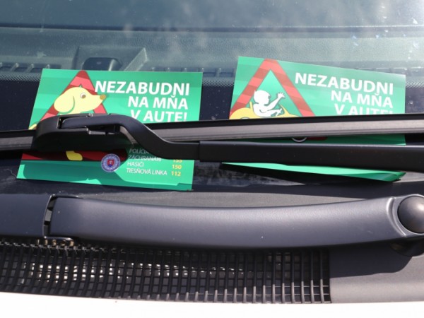 "Nezabudni na mňa v aute!"