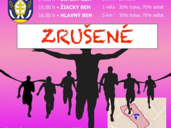 Močenský jesenný beh sa ruší