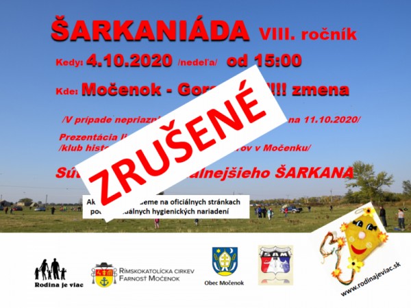 Šarkaniáda sa ruší