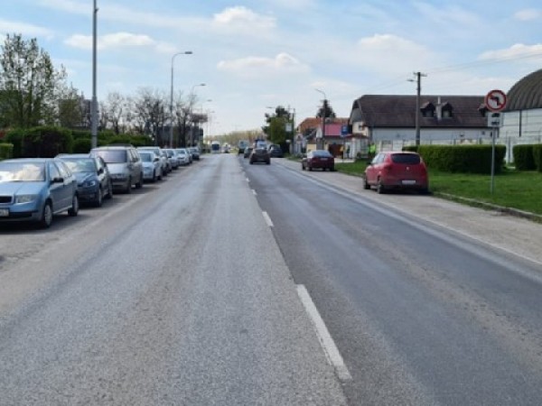 V Šali - Veči prebieha rekonštrukcia hlavnej cesty - ul. Nitrianska