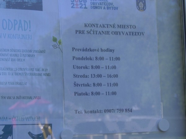 Asistované sčítanie do 13.6.2021