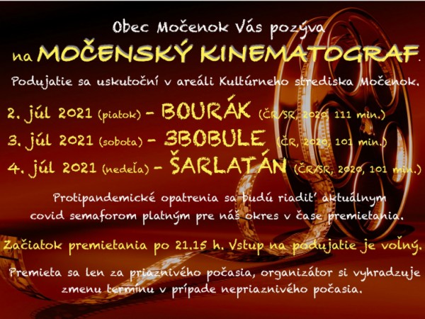 Močenský kinematograf 2021