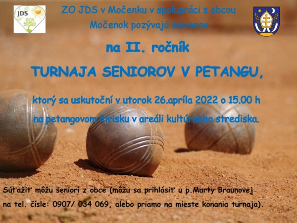 Turnaj seniorov v petangu