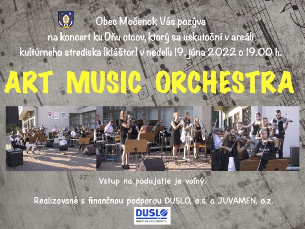 Pozvánka na koncert ku Dňu otcov