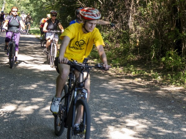 Do cyklopúte zo Šale do Gorazdova sa zapojilo dvadsať cyklistov