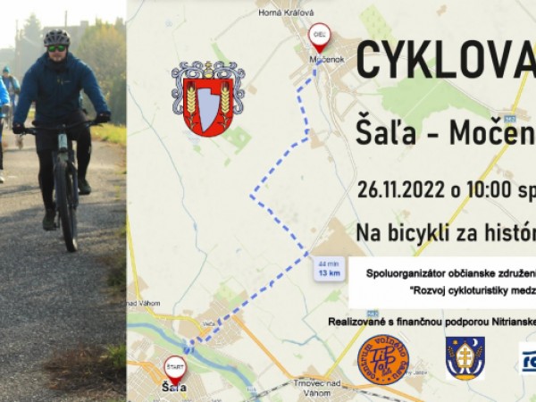 Cyklovačka Šaľa - Močenok - Šaľa