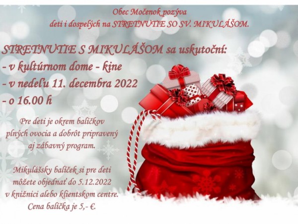 Stretnutie so sv. Mikulášom dňa 11. decembra 2022