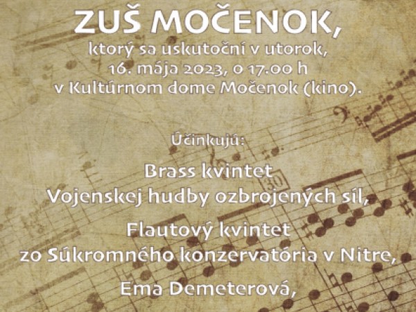 Koncert 10 rokov ZUŠ Močenok