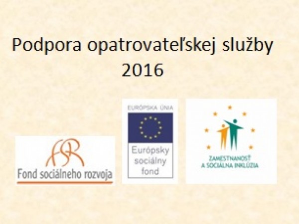 Opatrovateľská služba