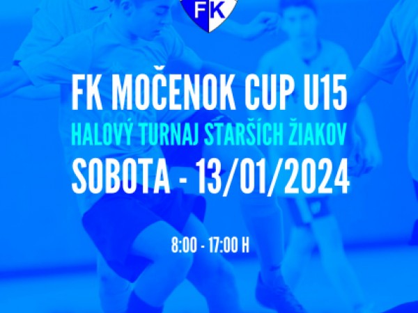 Futbalový klub Močenok pozýva fanúšikov na halový turnaj starších žiakov, ktorý sa uskutoční v sobotu 13. januára