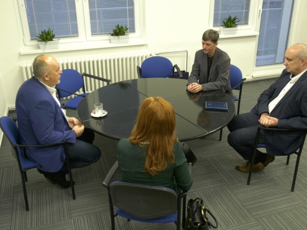 Stretnutie predstaviteľov obce a Dusla
