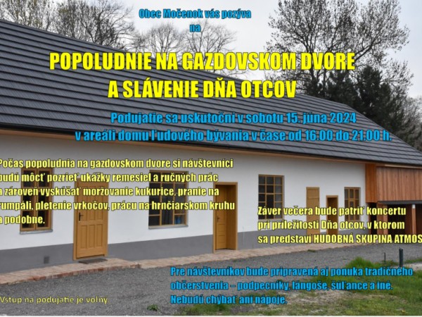 Popoludnie na Gazdovskom dvore a slávenie Dňa otcov
