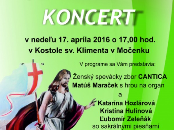 Pozvánka na Veľkonočný koncert