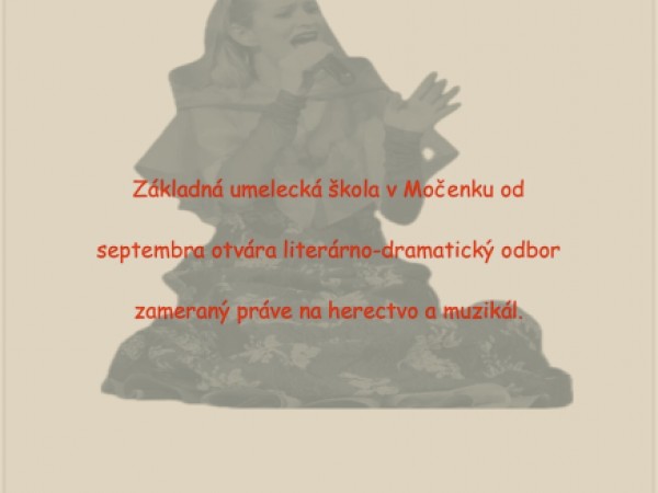 Literárno - dramatický odbor v ZUŠ Močenok