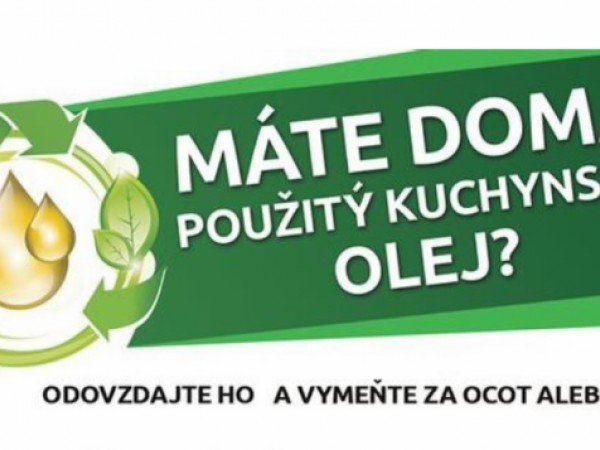 Zber kuchynského oleja od 1.10.2024