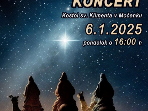 Trojkráľový koncert dňa 6. januára 2025