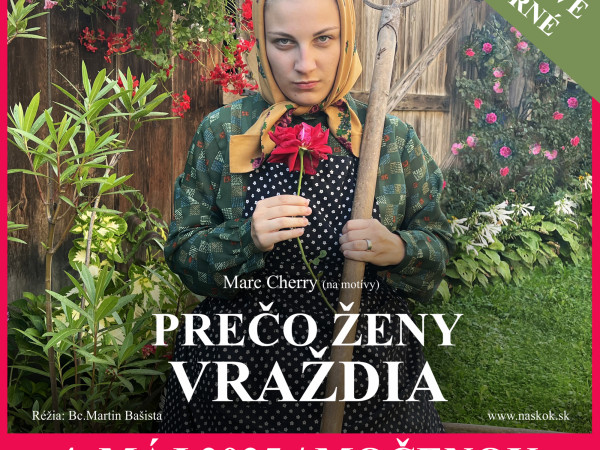 Prečo ženy vraždia - pozvánka na 4. mája 2025