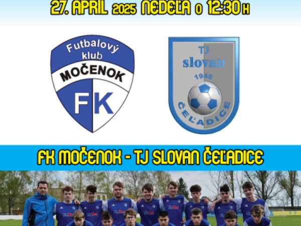 Naši futbaloví dorastenci vás pozývajú na nedeľný zápas