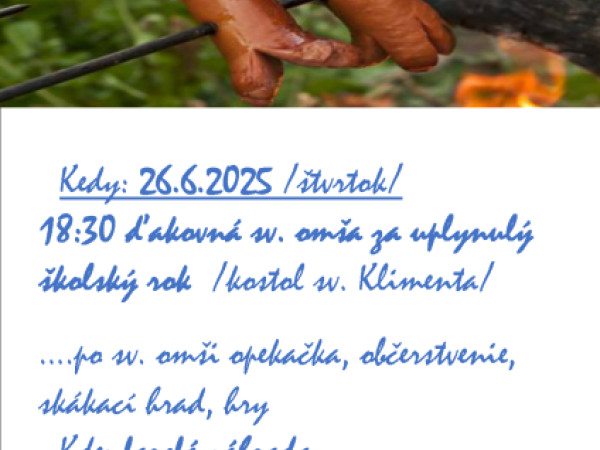 ZRUŠENÉ PODUJATIE - ČAU-ČAU ŠKOLA - FARSKÁ OPEKAČKA