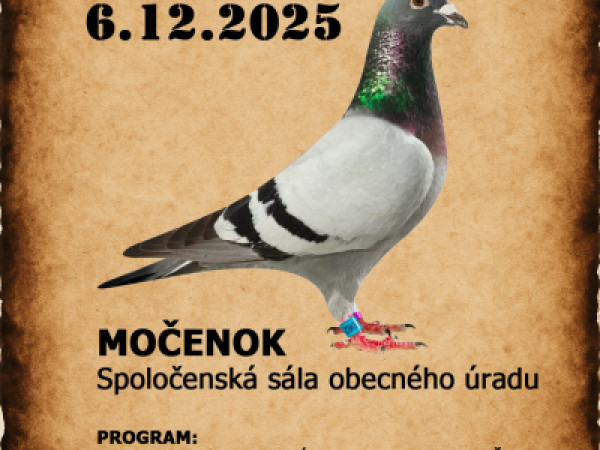 Oblastná výstava poštových holubov OZ CHPH NITRA