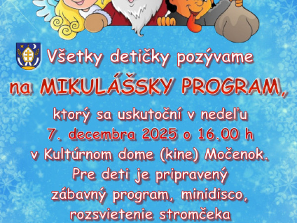 Mikulášsky program pre deti