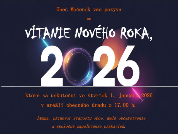 Vítanie Nového roka 2026