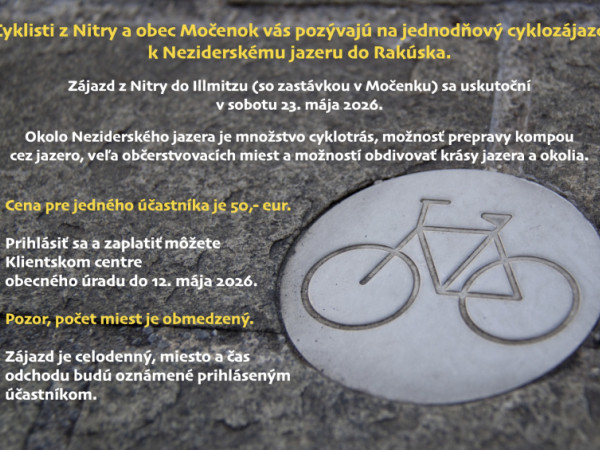 Jednodňový cyklozájazd k Neziderskému jazeru do Rakúska