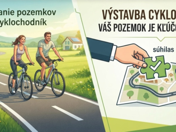 Jednoduché pozemkové úpravy k výstavbe cyklochodníka Močenok – Duslo