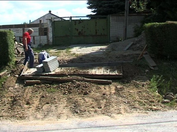 Úprava chodníka v ul.  Sv.  Gorazda