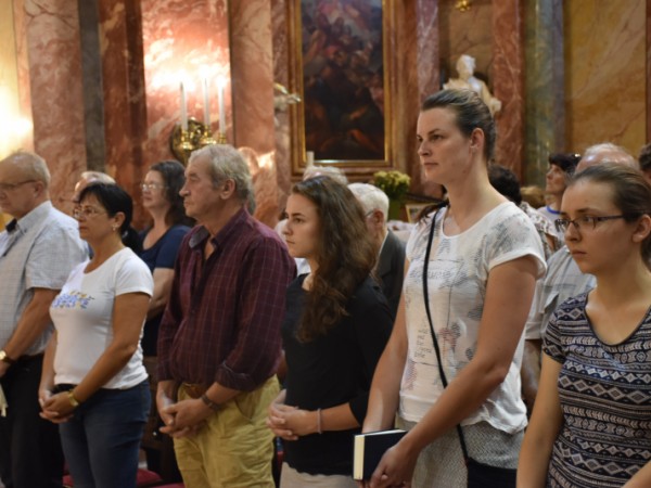 Sv. omša - celebroval vdp.  Peter Michalov v Bazilike sv. Emeráma na Nitrianskom hrade  25. 7. 2018