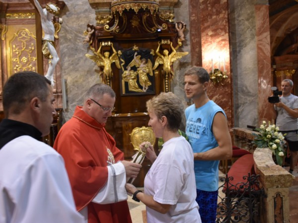 Sv. omša - celebroval vdp.  Peter Michalov v Bazilike sv. Emeráma na Nitrianskom hrade  25. 7. 2018