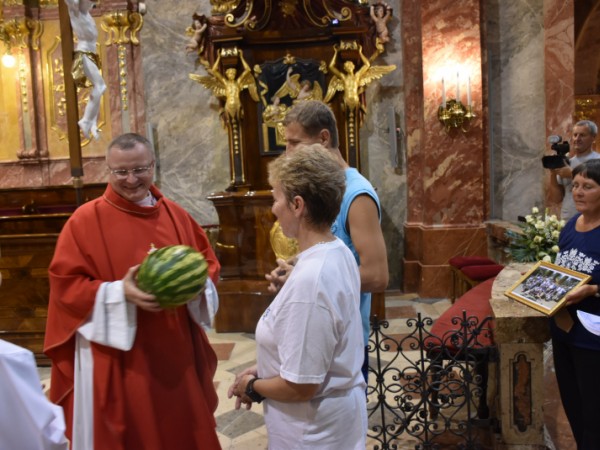 Sv. omša - celebroval vdp.  Peter Michalov v Bazilike sv. Emeráma na Nitrianskom hrade  25. 7. 2018